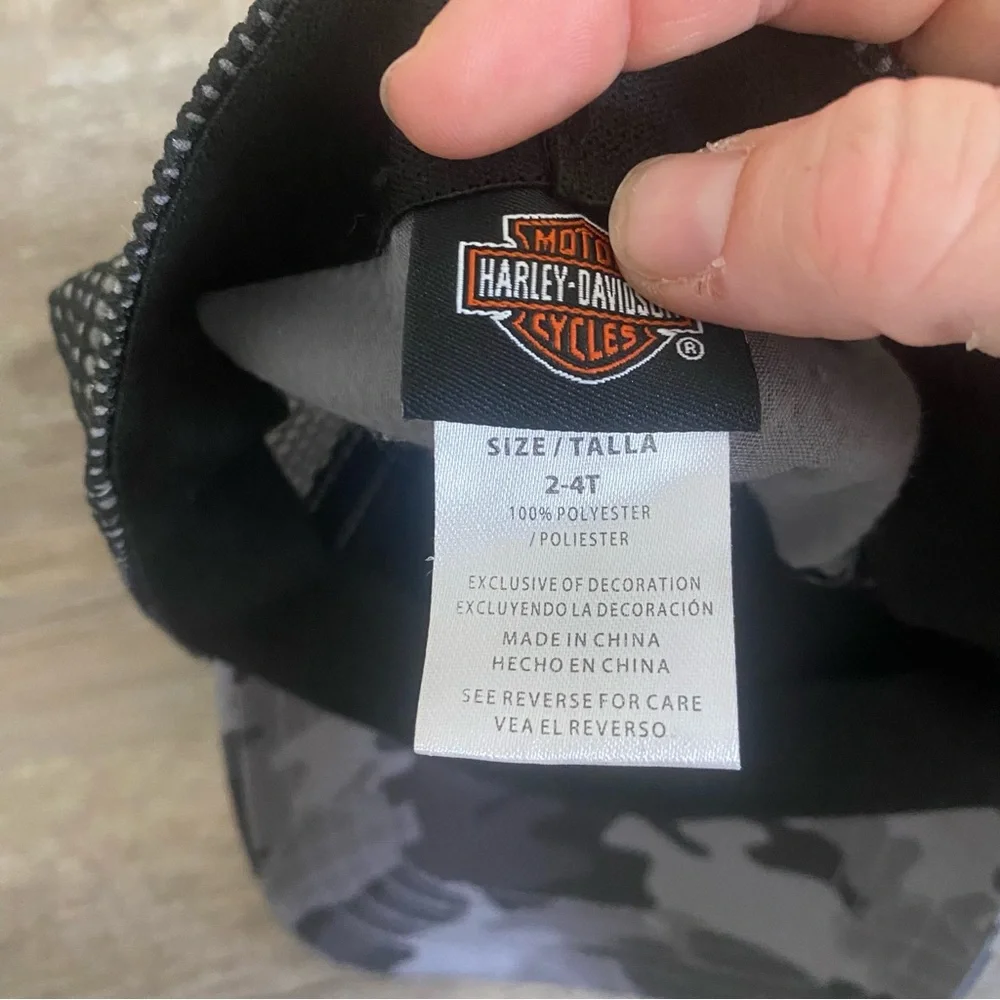 Harley-Davidson Toddler Camo Hat-size 2-4T